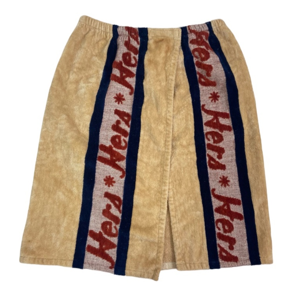 Vintage Luciano New York “hers” towel wrap